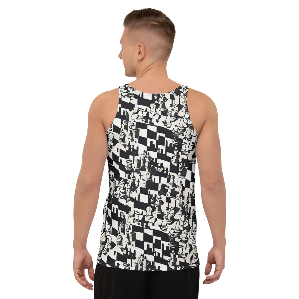 Checkmate Noir on Men's Tank Top — Back