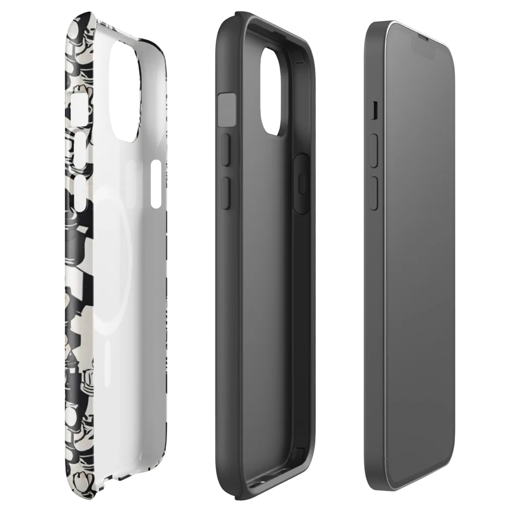 Checkmate Noir on MagSafe Tough Case for iPhone® — Front