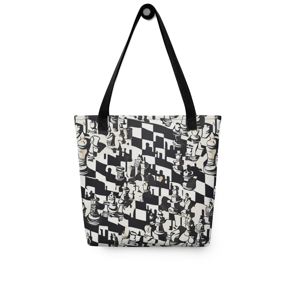 Checkmate Noir on Tote Bag — Front