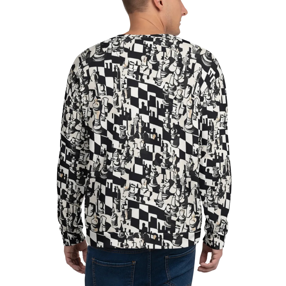 Checkmate Noir on Sweatshirt — Back