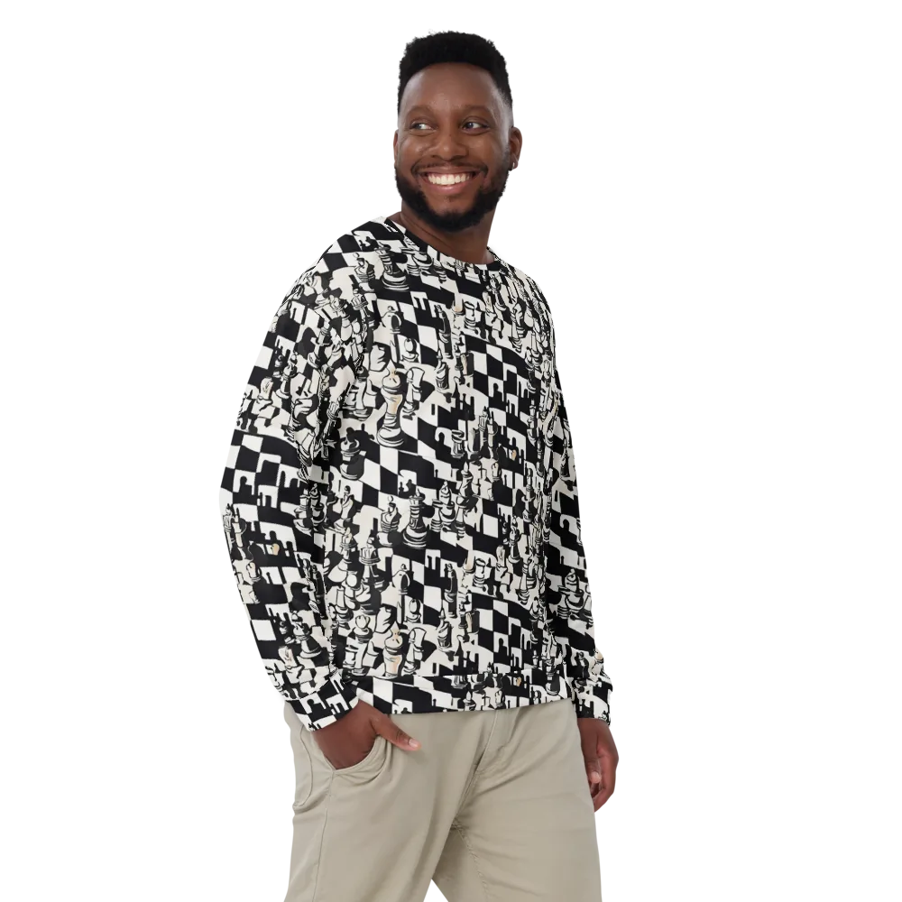 Checkmate Noir on Sweatshirt — Front