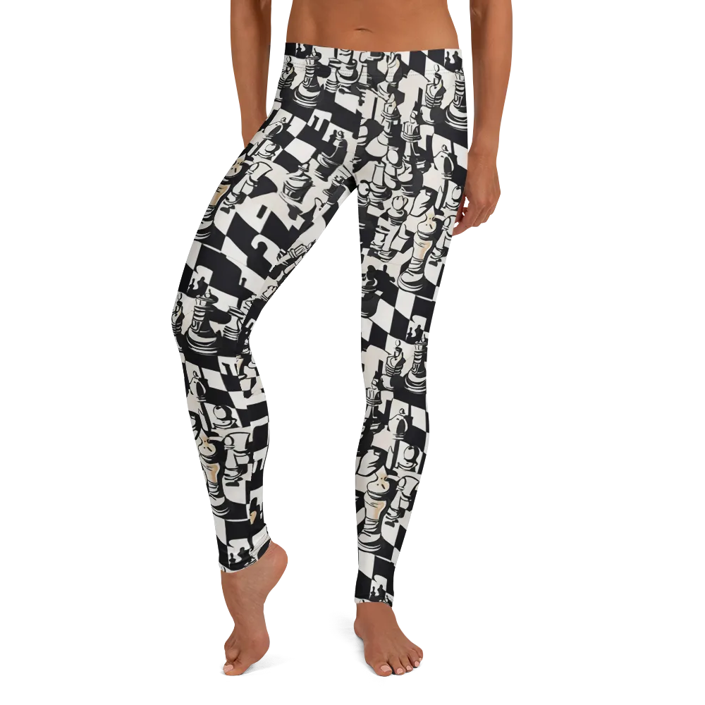 Checkmate Noir on Leggings — Front