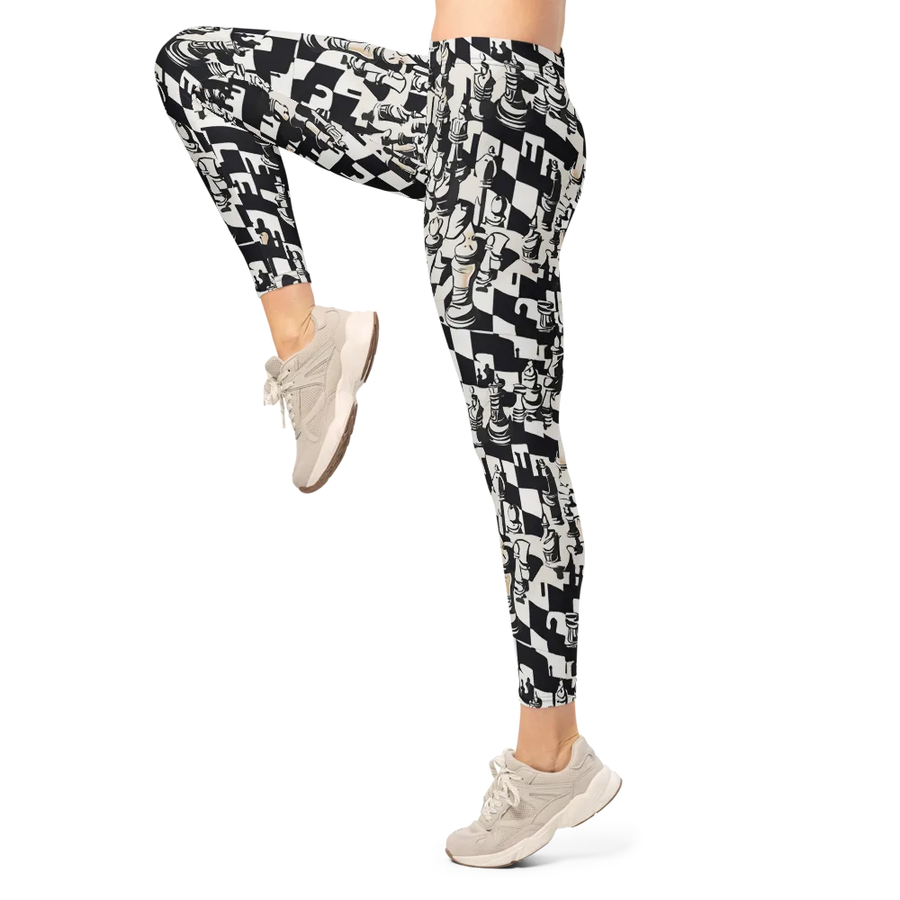 Checkmate Noir on Leggings — Left