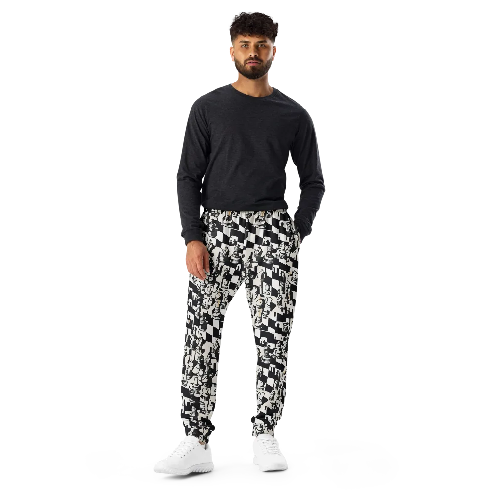 Checkmate Noir on Men's Joggers — Front