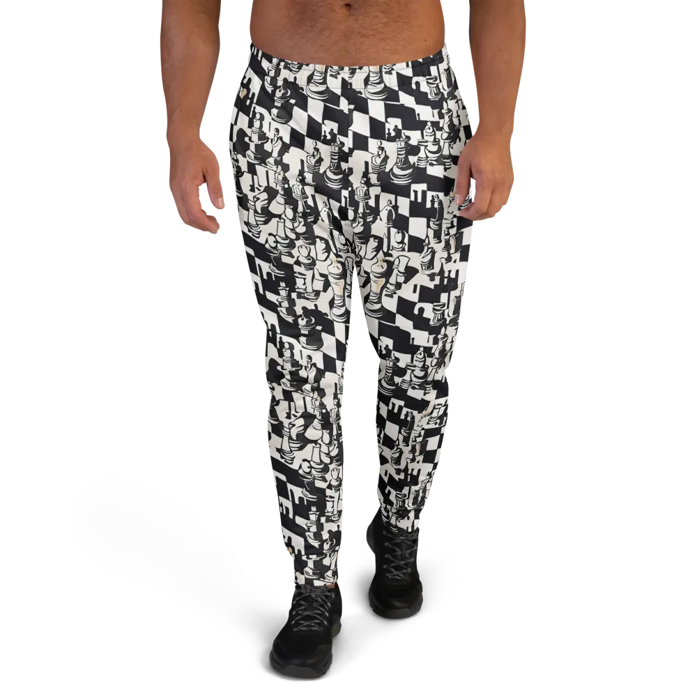 Checkmate Noir on Men's Joggers — Front