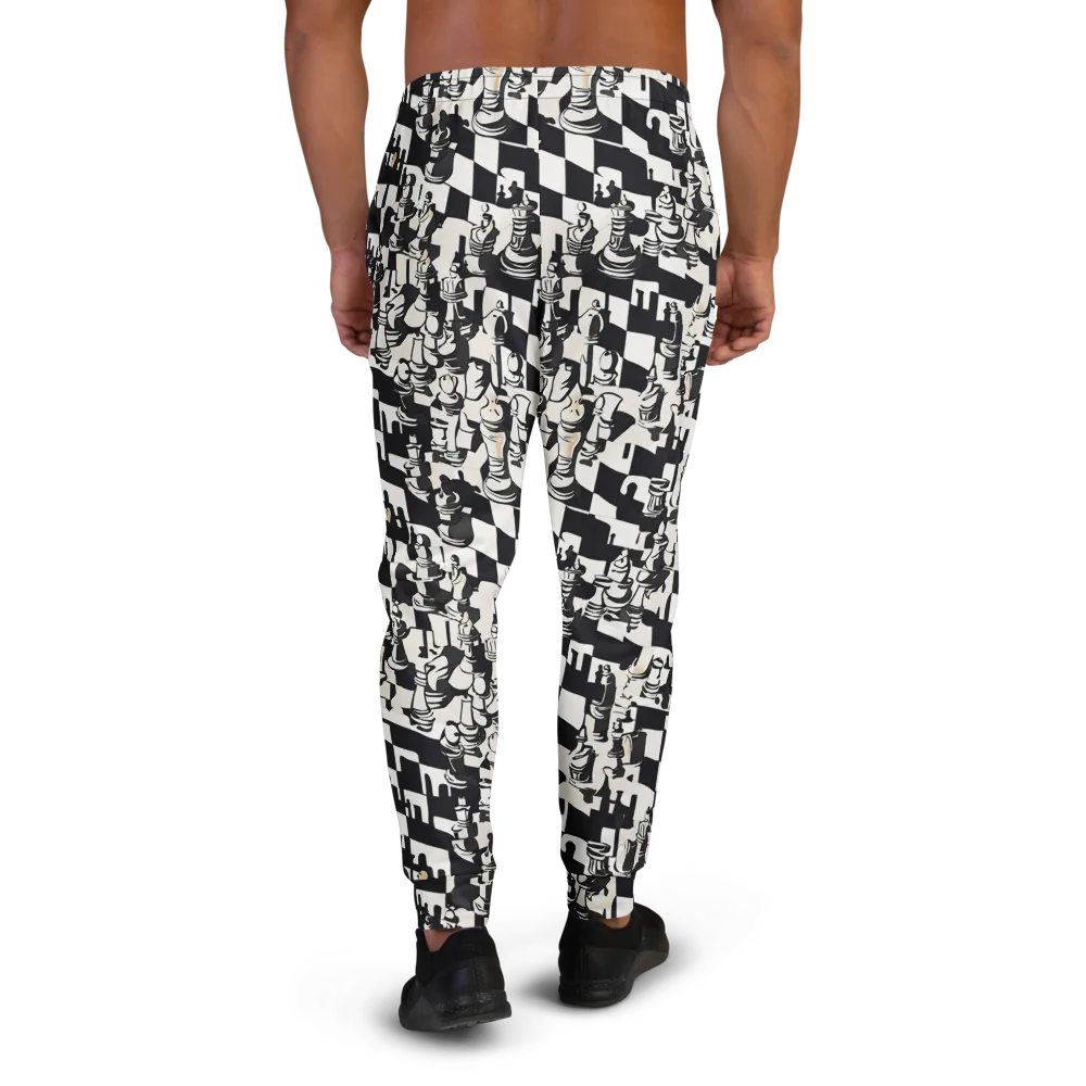 Checkmate Noir on Men's Joggers — Back