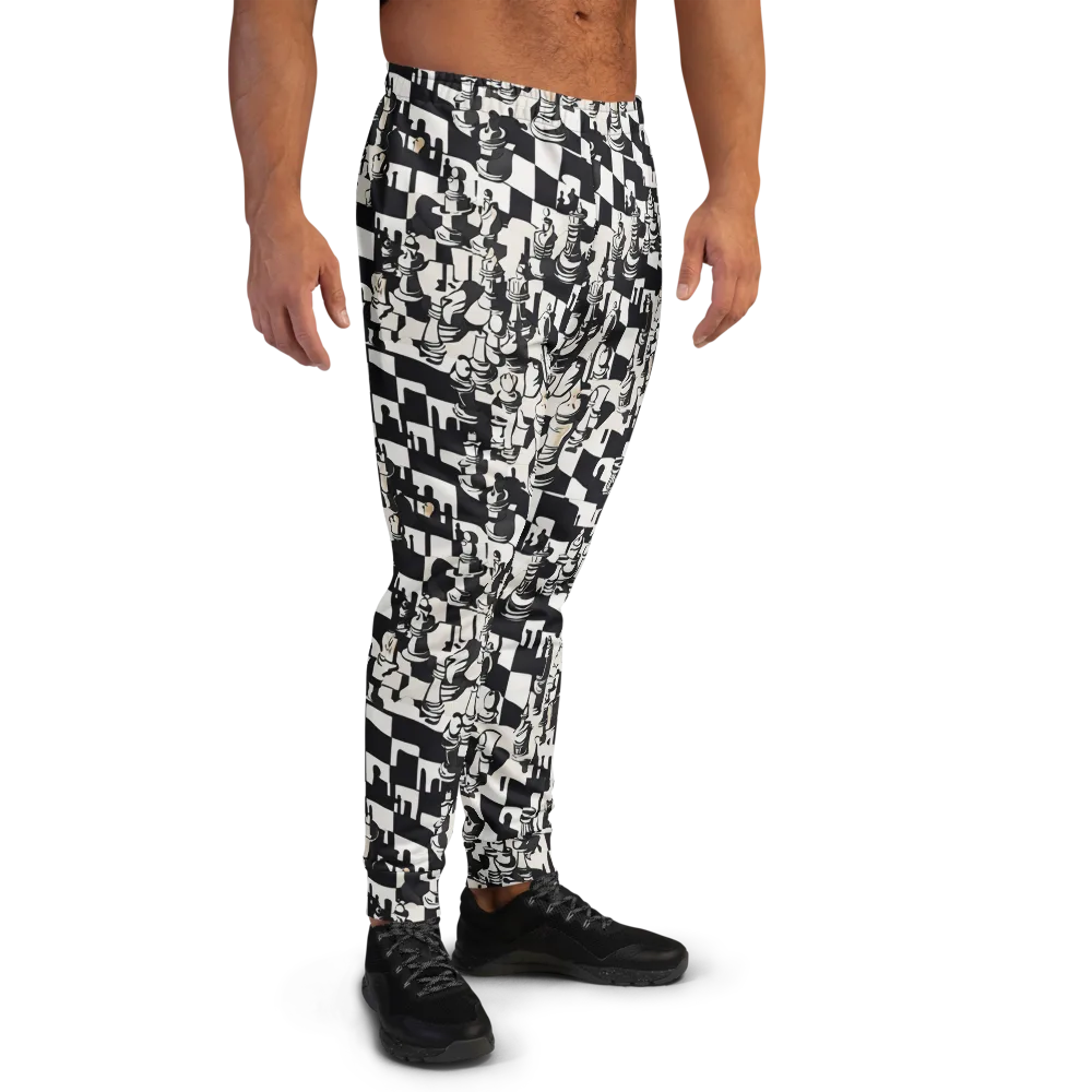 Checkmate Noir on Men's Joggers — Right