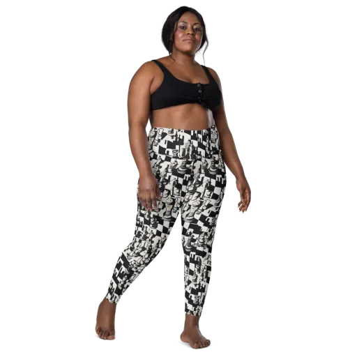Checkmate Noir on a Leggings with Pockets