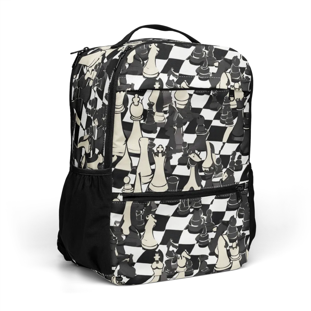 Ivory Gambit on Utility Backpack — Right Front