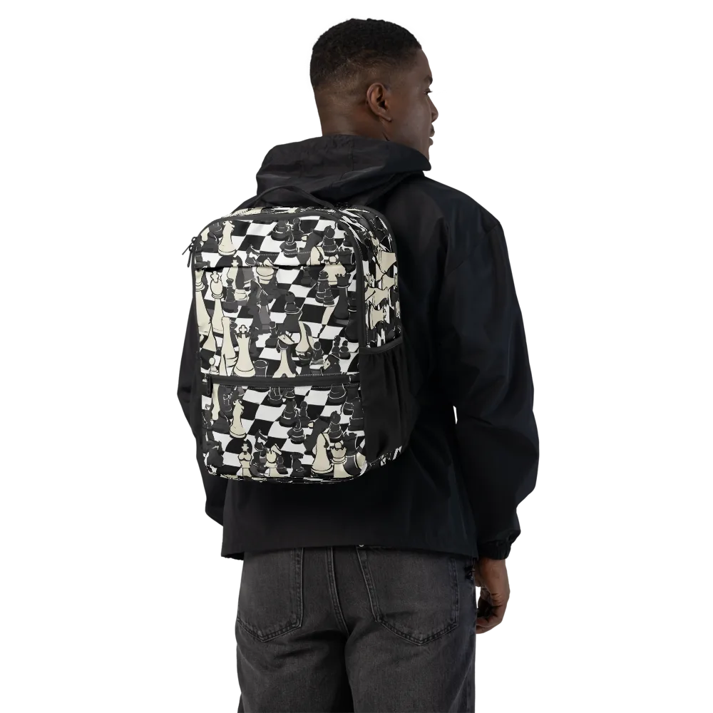 Ivory Gambit on Utility Backpack — Back
