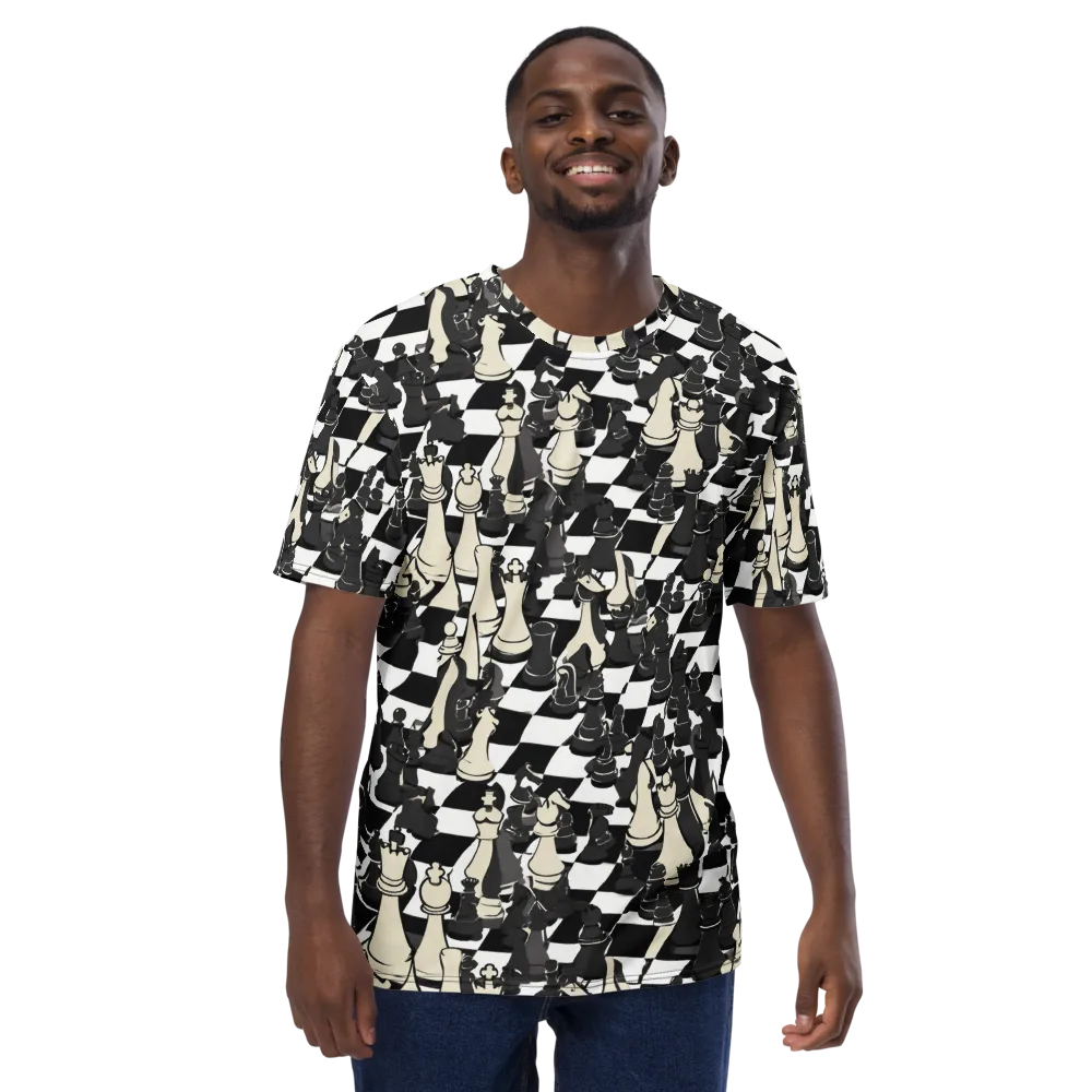 Ivory Gambit on Men's Crew Neck T-Shirt — Front