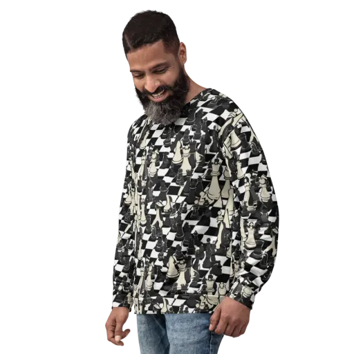 Ivory Gambit on a Sweatshirt