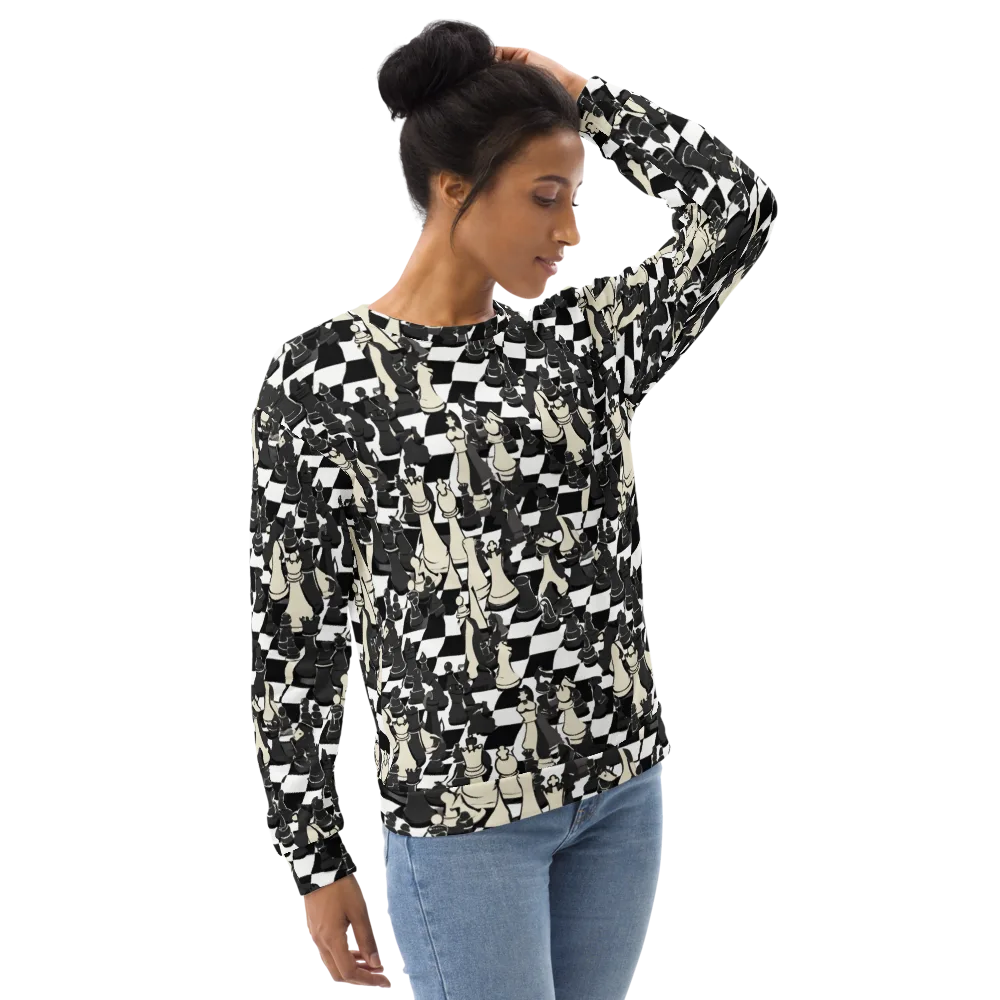 Ivory Gambit on Sweatshirt — Right Front