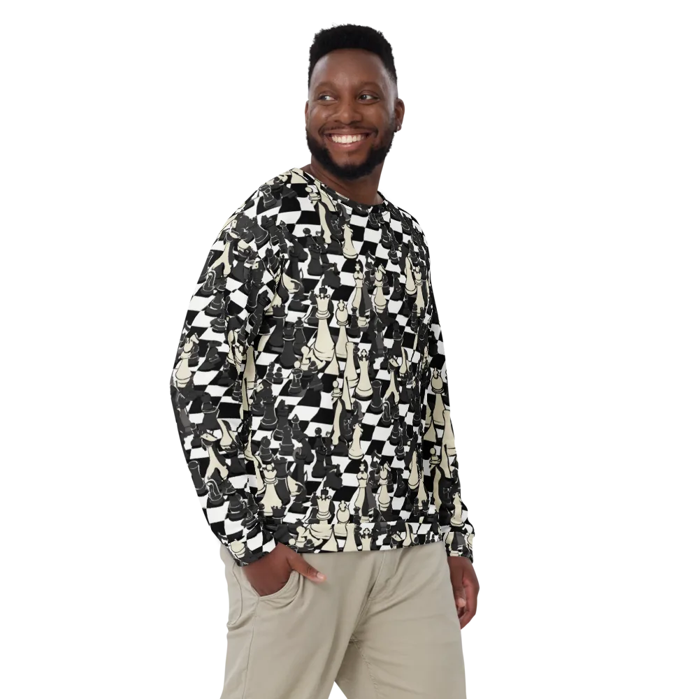 Ivory Gambit on Sweatshirt — Front