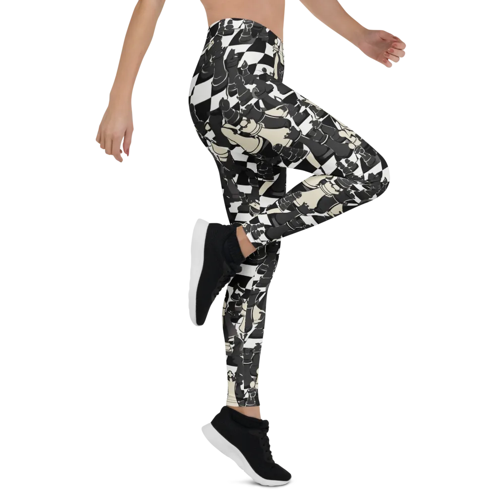 Ivory Gambit on Leggings — Right