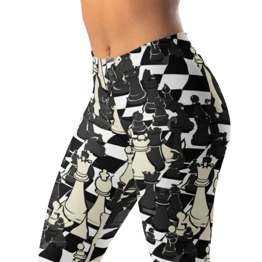 Ivory Gambit on a Leggings