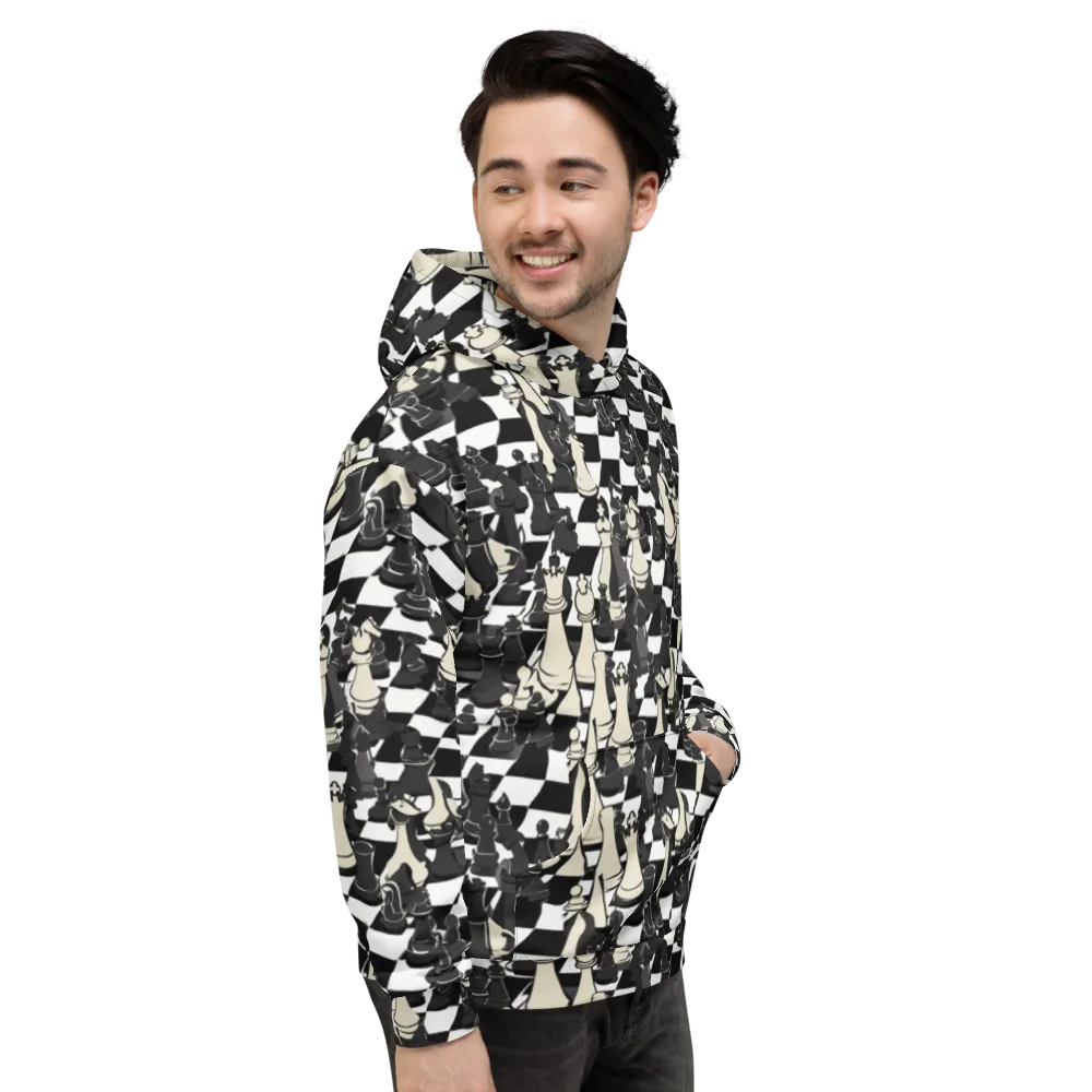 Ivory Gambit on Hoodie — Right