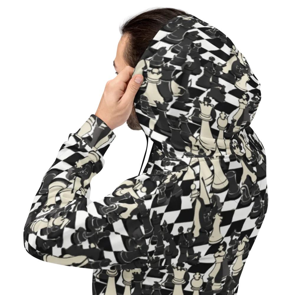Ivory Gambit on Hoodie — Back