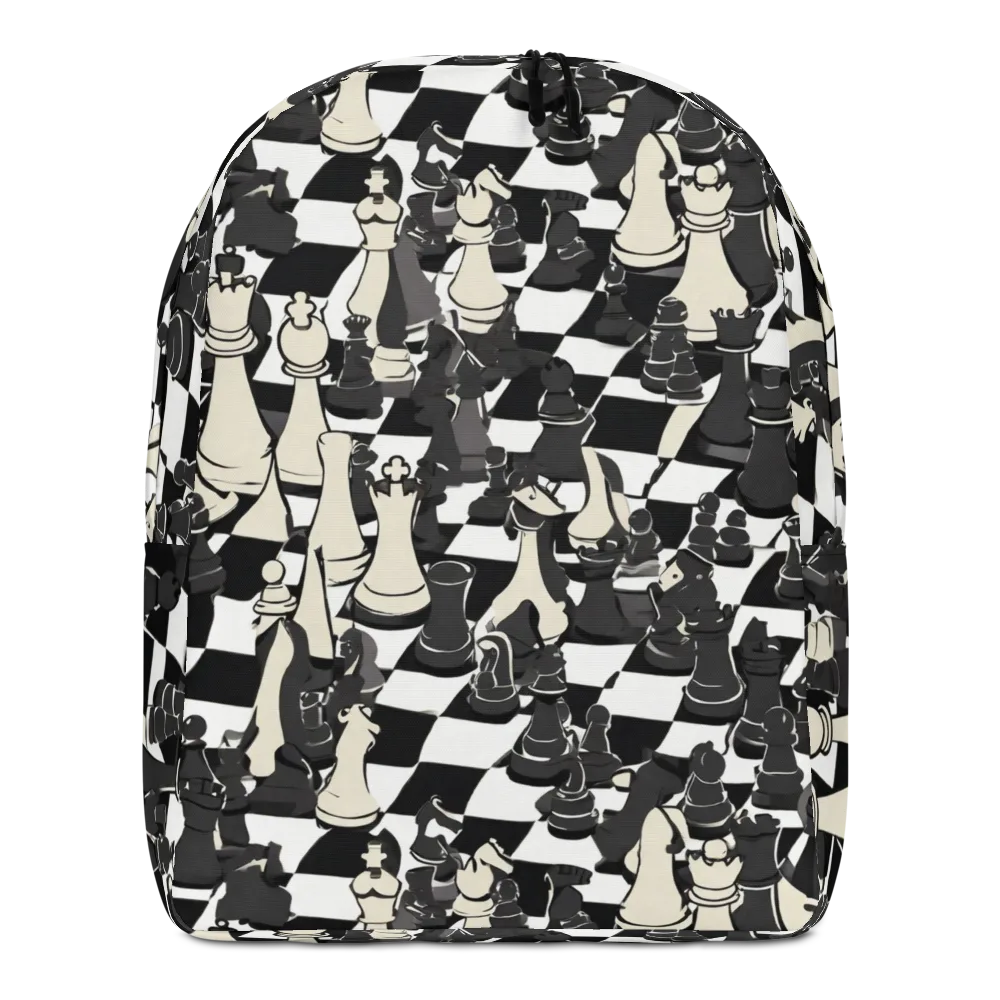 Ivory Gambit on Minimalist Backpack — Front