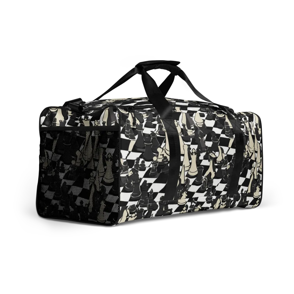 Ivory Gambit on Duffle Bag — Right Front
