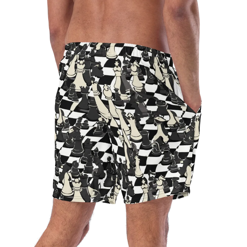 Ivory Gambit on Swim Trunks — Right Back