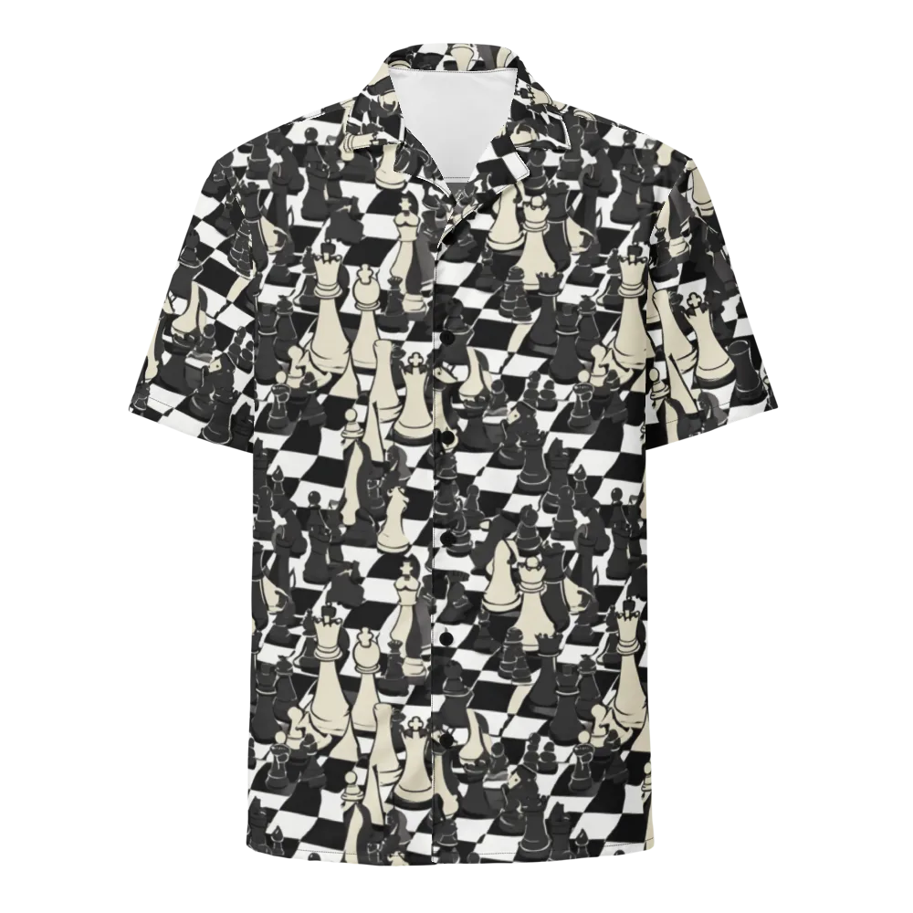 Ivory Gambit on Button Shirt — Front