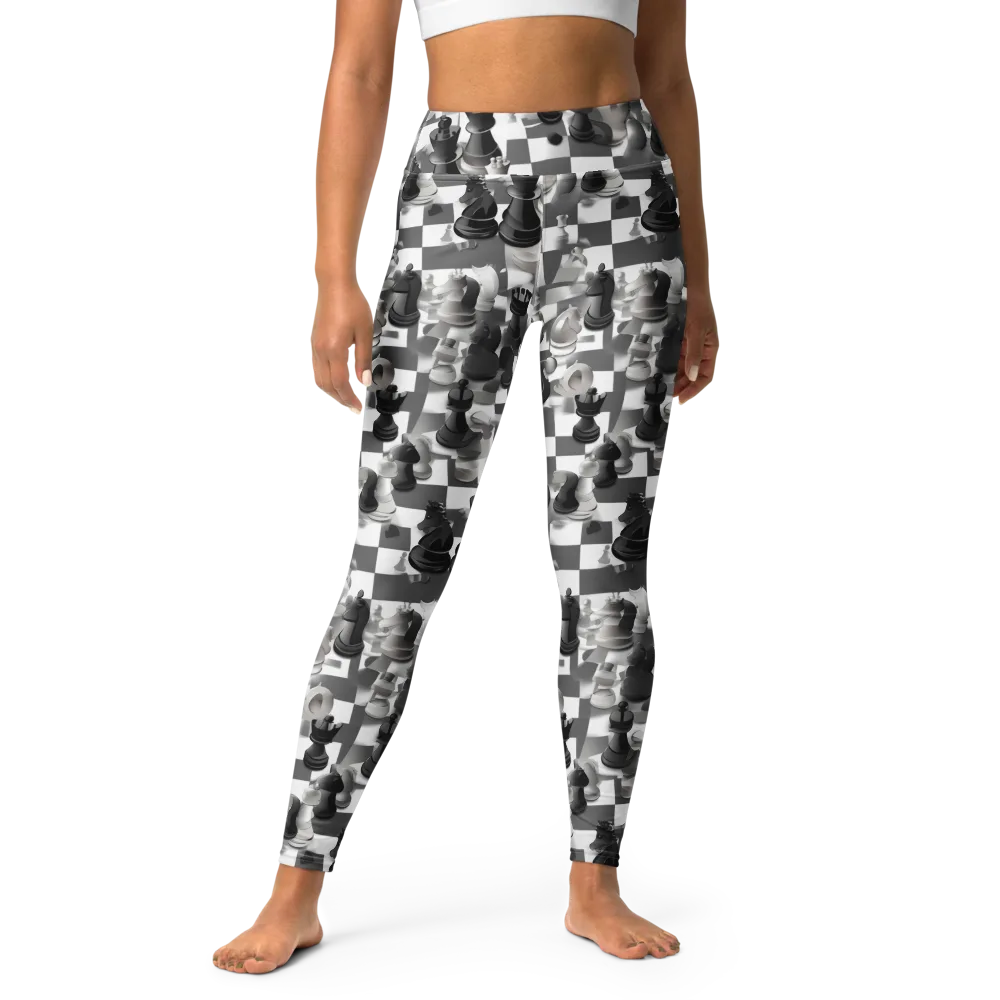 The Grand Gambit on Yoga Leggings — Front