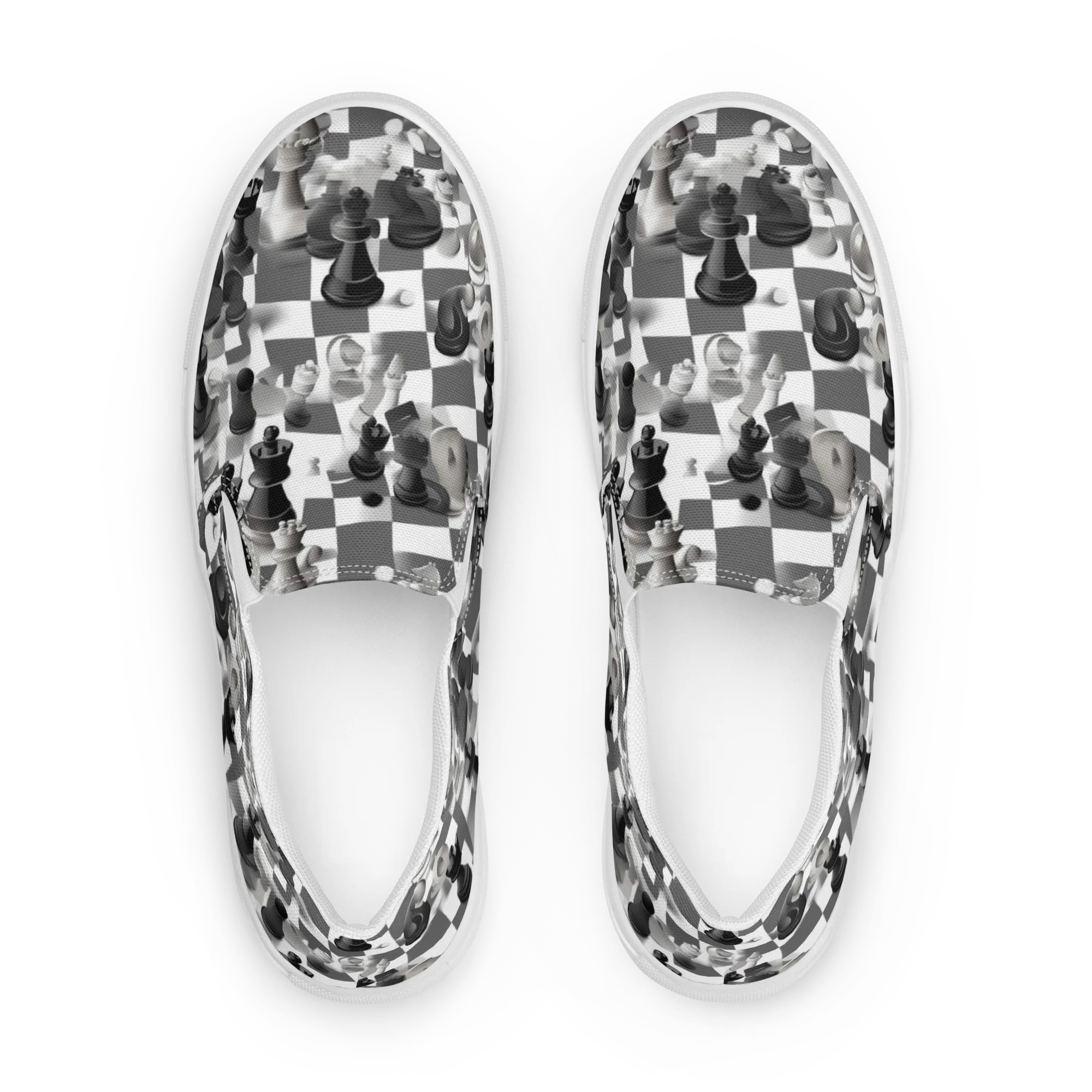 The Grand Gambit on Women's Slip-On Canvas Shoes — Front