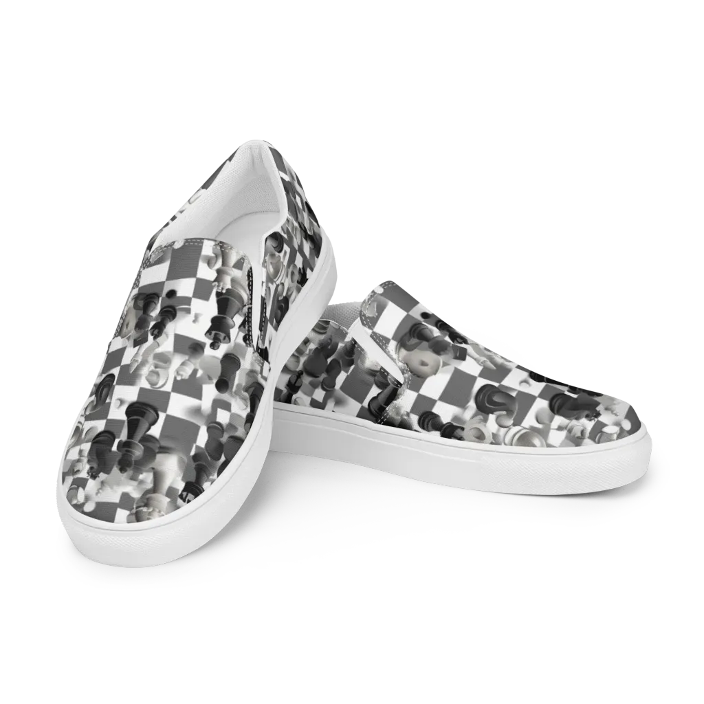 The Grand Gambit on Women's Slip-On Canvas Shoes — Left Front