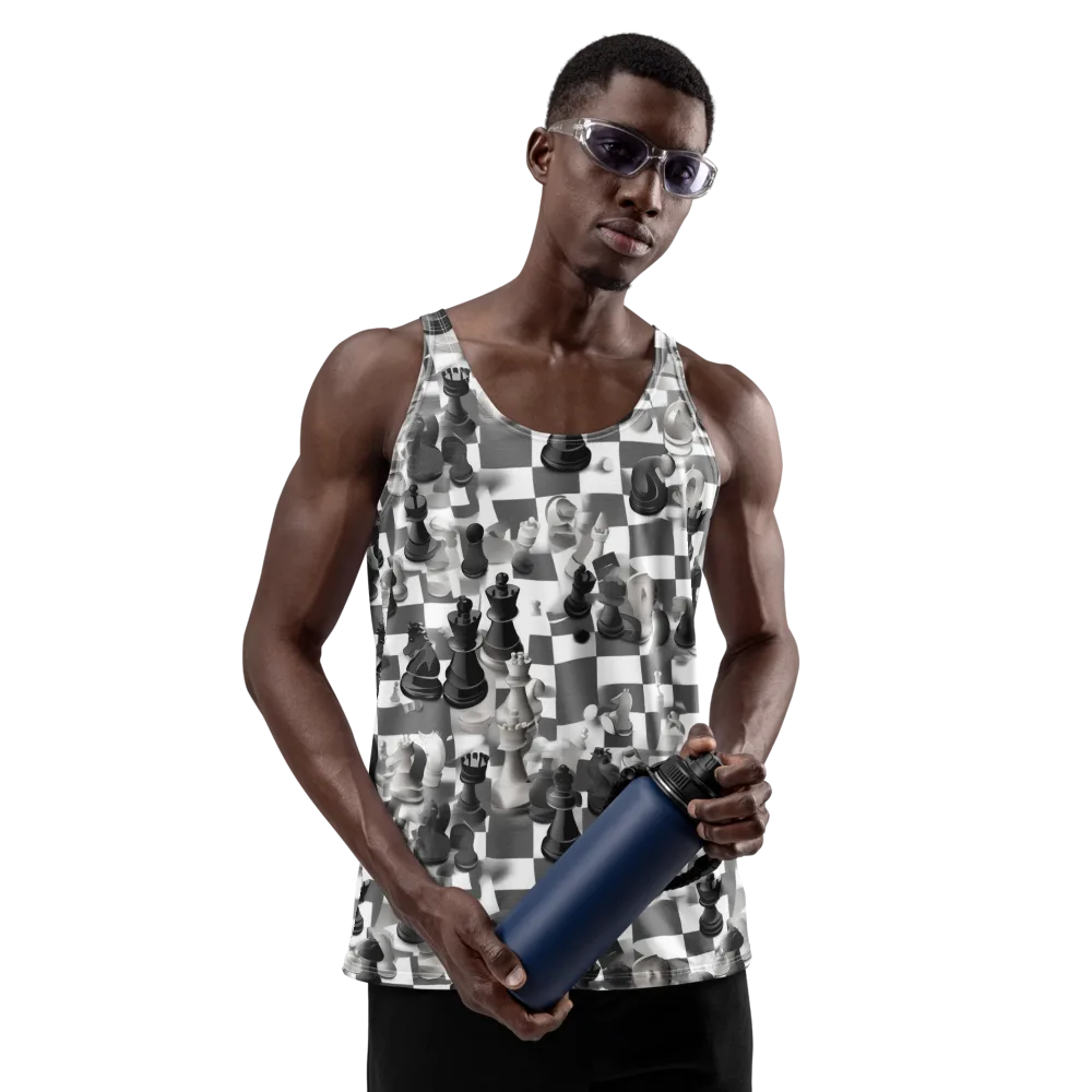 The Grand Gambit on Men's Tank Top — Front