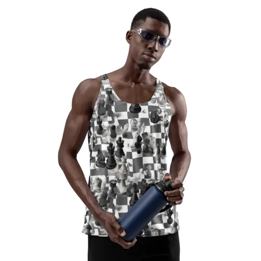 The Grand Gambit on a Men's Tank Top
