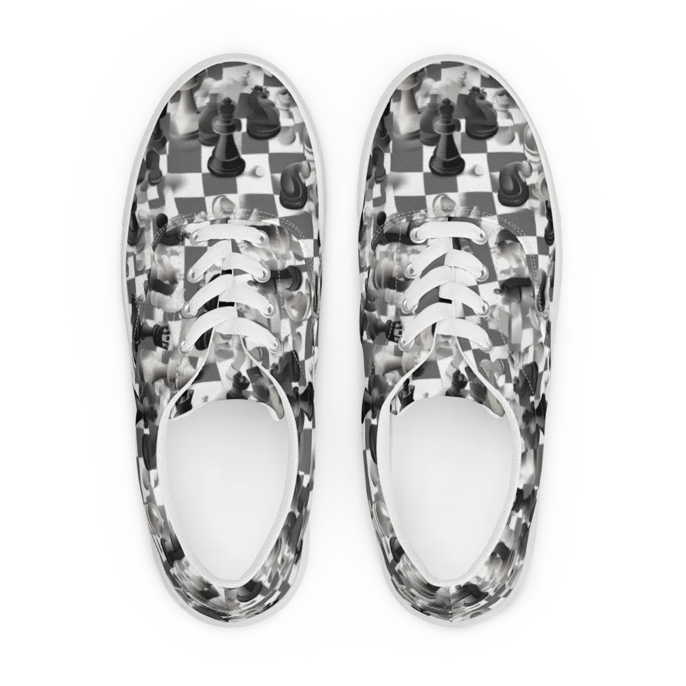 The Grand Gambit on Men's Lace-Up Canvas Shoes — Front