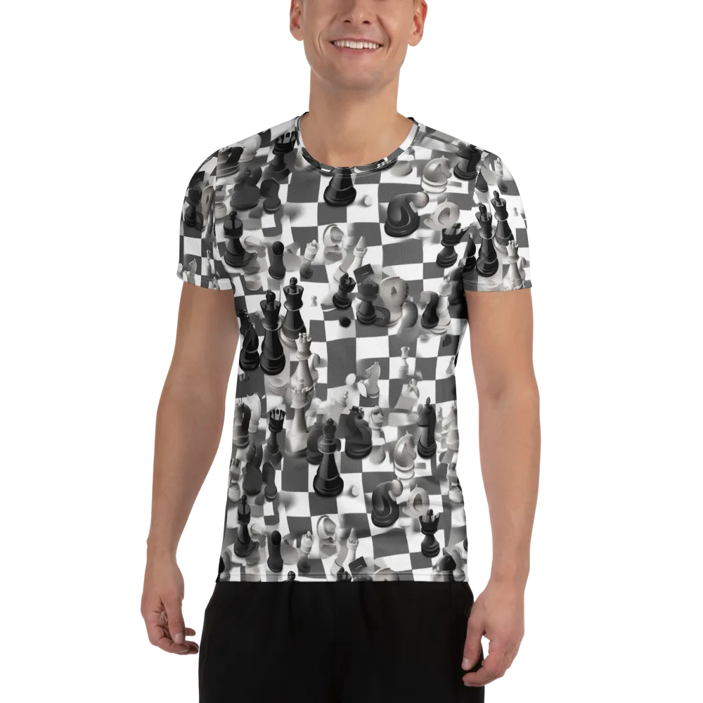 The Grand Gambit on Men's Athletic T-Shirt — Front