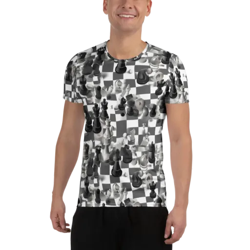 The Grand Gambit on a Men's Athletic T-Shirt