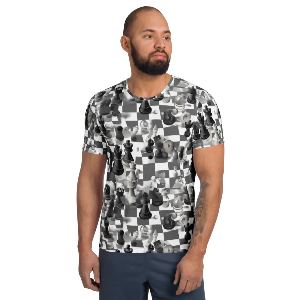 The Grand Gambit on Men's Athletic T-Shirt — Front