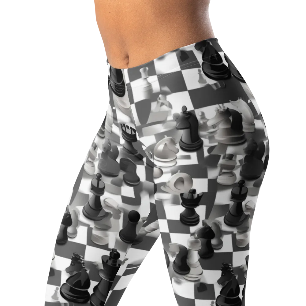 The Grand Gambit on Leggings — Left Front