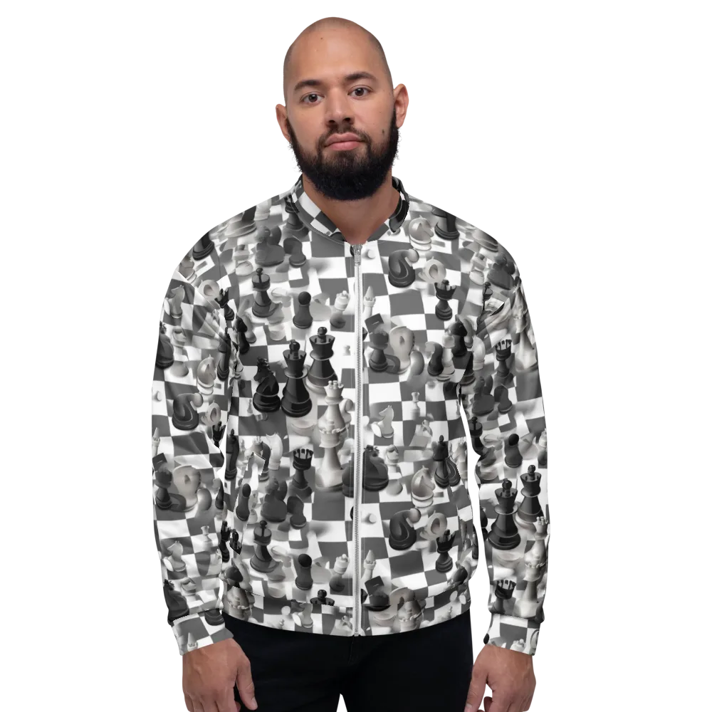 The Grand Gambit on Bomber Jacket — Front