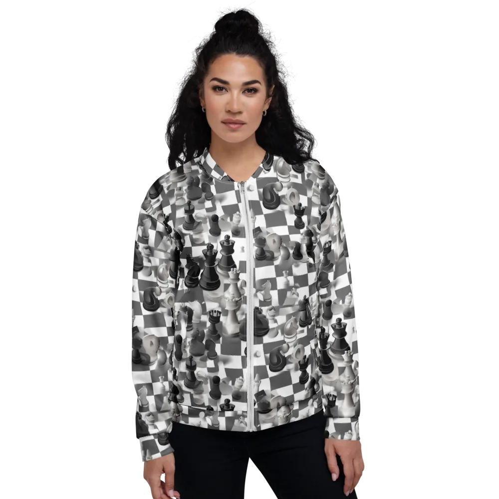 The Grand Gambit on Bomber Jacket — Front