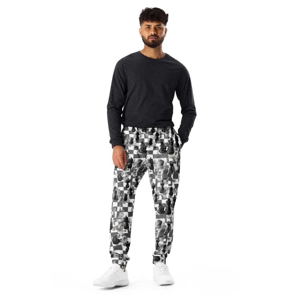 The Grand Gambit on Men's Joggers — Front