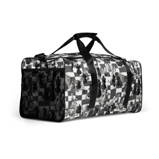 The Grand Gambit on a Duffle Bag