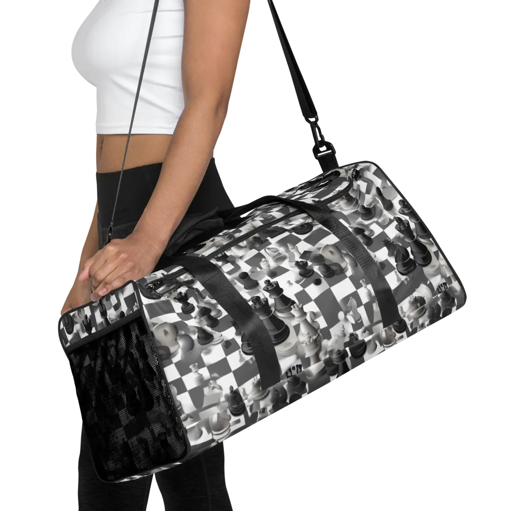The Grand Gambit on Duffle Bag — Front