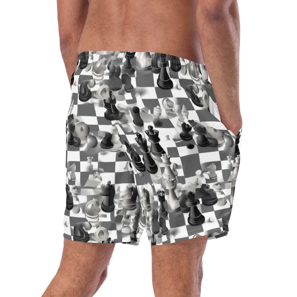 The Grand Gambit on Swim Trunks — Right Back