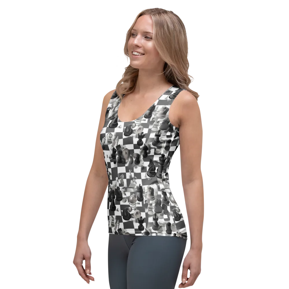 The Grand Gambit on Women's Tank Top — Left Front