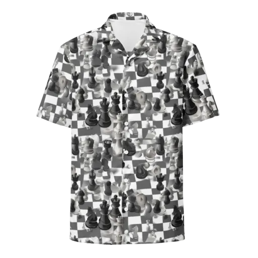 The Grand Gambit on a Button Shirt