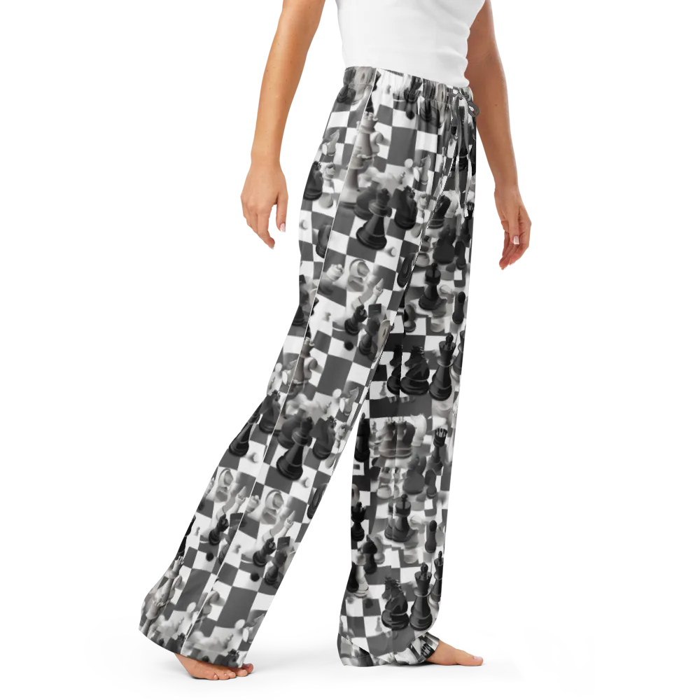 The Grand Gambit on Women's Pajama Pants — Right Front