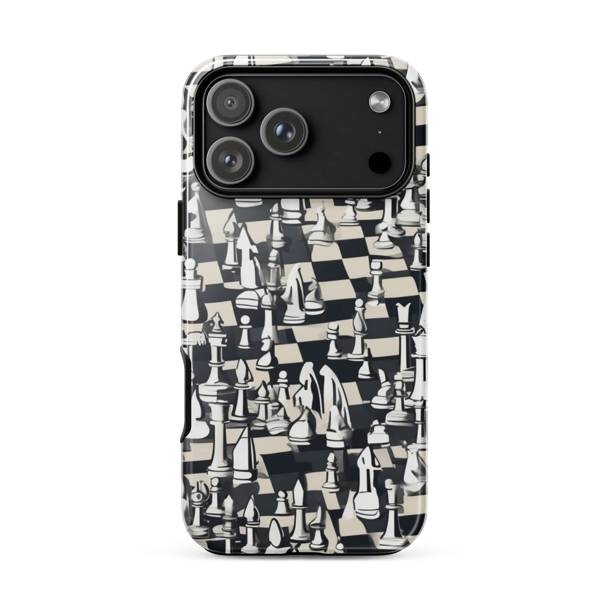Midnight Checkmate on Tough Case for iPhone® — Front
