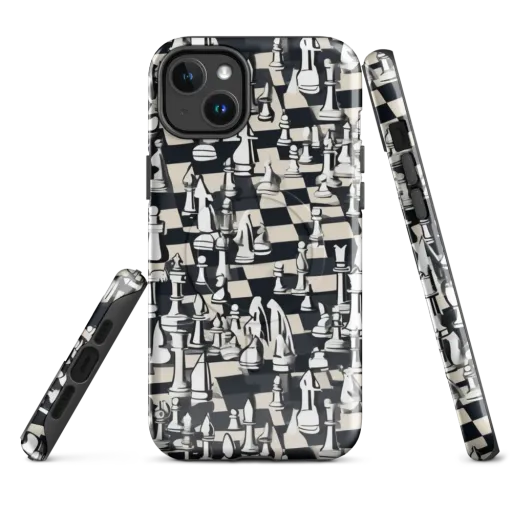 Midnight Checkmate on a MagSafe Tough Case for iPhone®