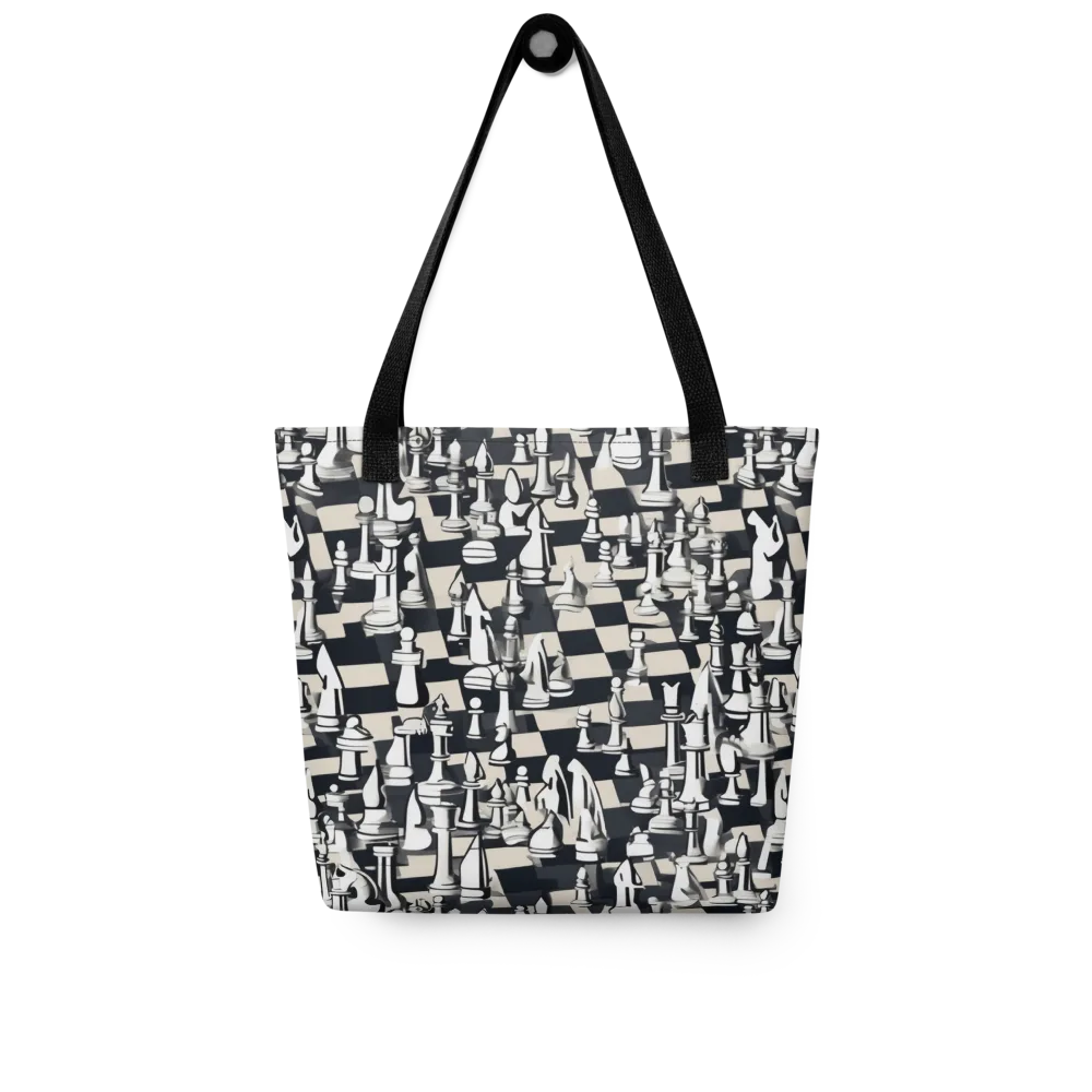 Midnight Checkmate on Tote Bag — Front