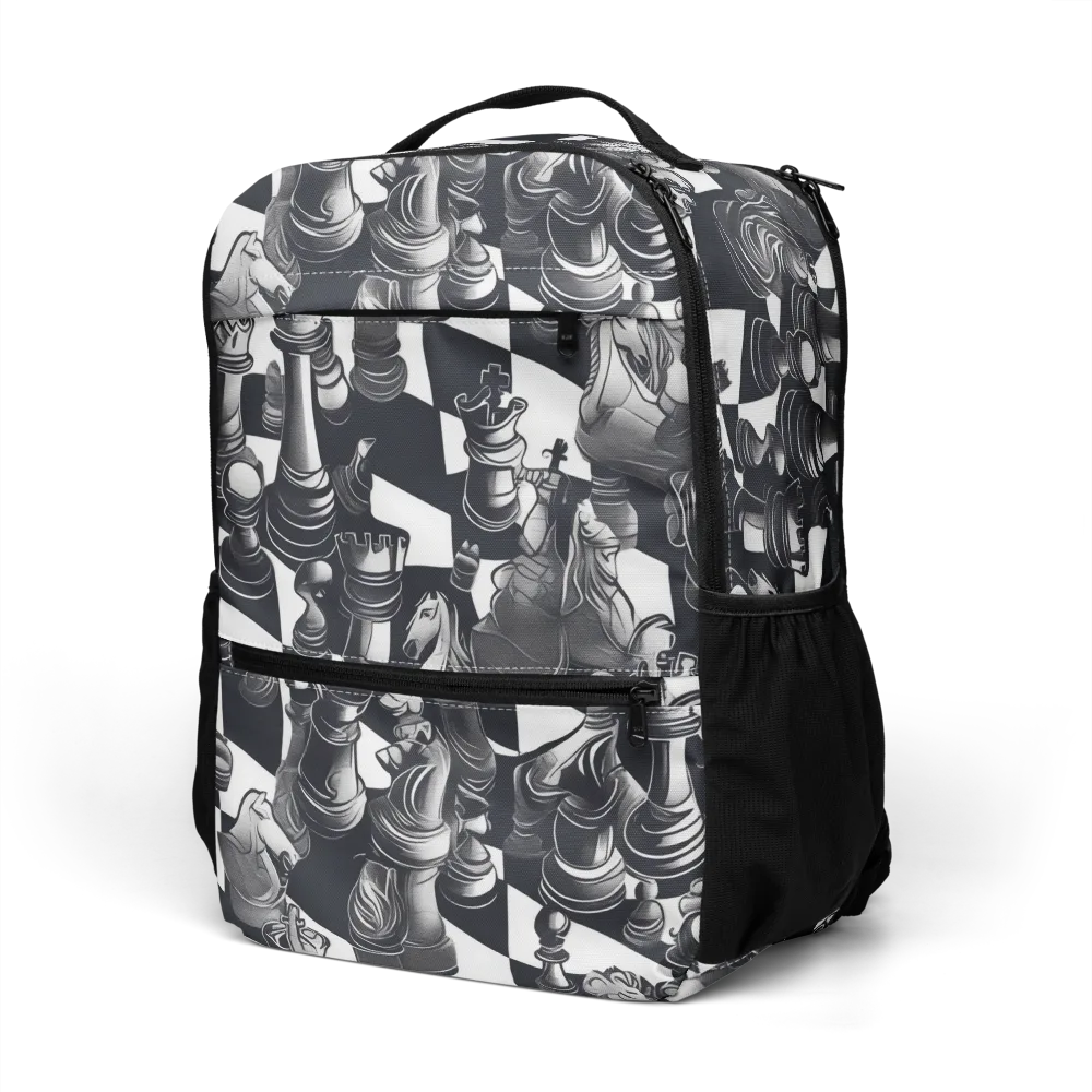 Midnight Gambit on Utility Backpack — Left Front