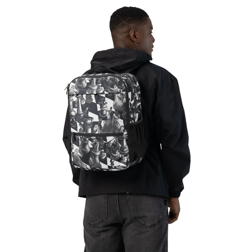 Midnight Gambit on Utility Backpack — Back